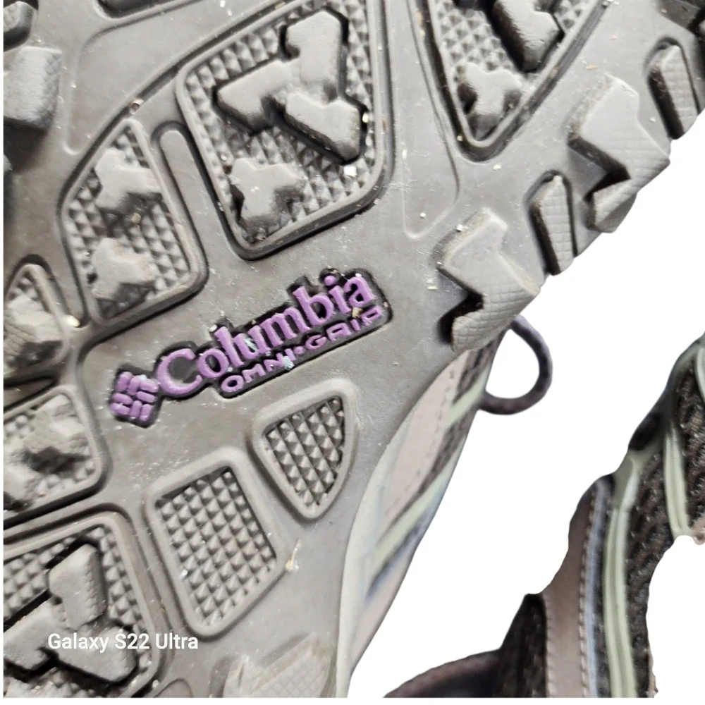 Columbia Strata Trail Low Women's Omnitech Size 8.5 Light Brown/gray Waterproof